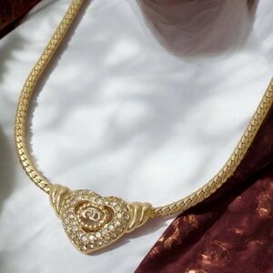 DIOR Heart CD Logo Necklace 🤩✨